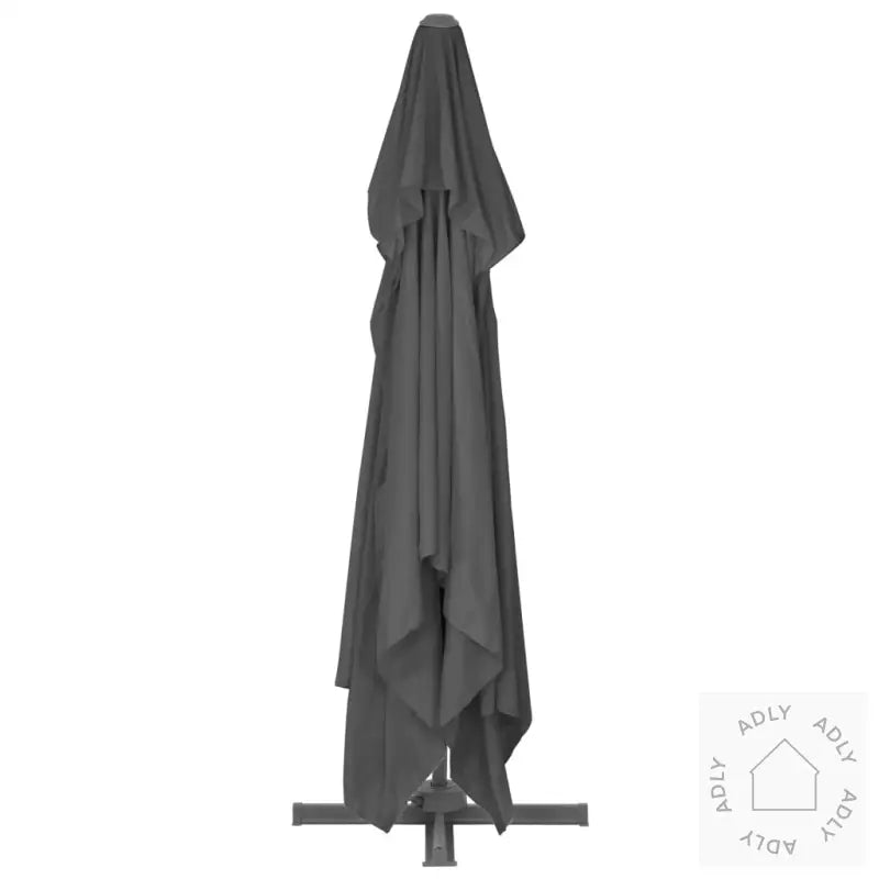 Hageparasoll Med Bærbar Fot Antrasitt