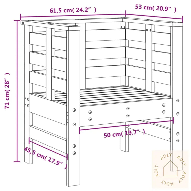 Hagesofagruppe 3 Deler Svart Heltre Furu