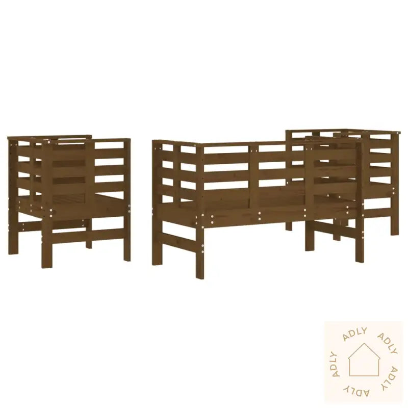 Hagesofagruppe 3 Deler Honningbrun Heltre Furu
