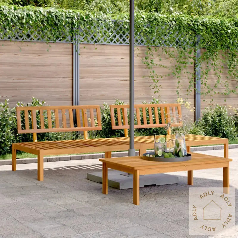Hagesofa Paller 2 Stk Heltre Akasie