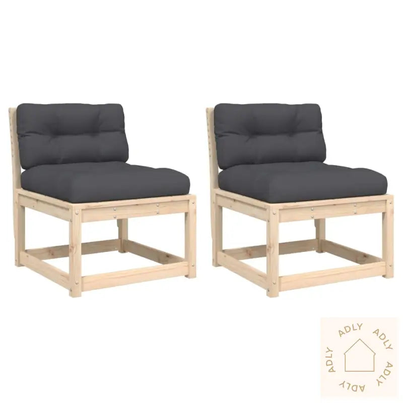 Hagesofaer Med Puter 2 Stk Heltre Furu