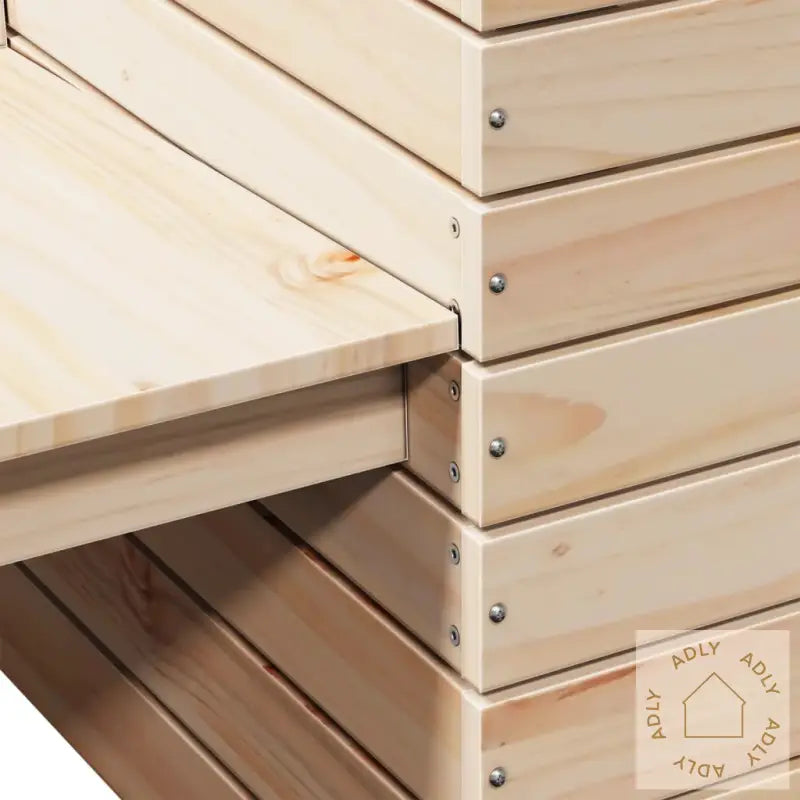 Benk Med Plantekasser 167,5X60X65 Cm Heltre Furu
