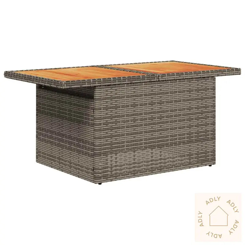 Hagesofaer Med Puter 8 Deler Brun Polyrotting Akasie