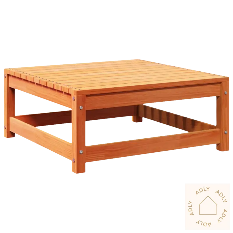 Squaret heltre furu kaffebord med modulært design for uteplassen