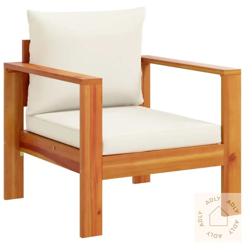 Hagesofasett Med Puter 6 Deler Heltre Akasie