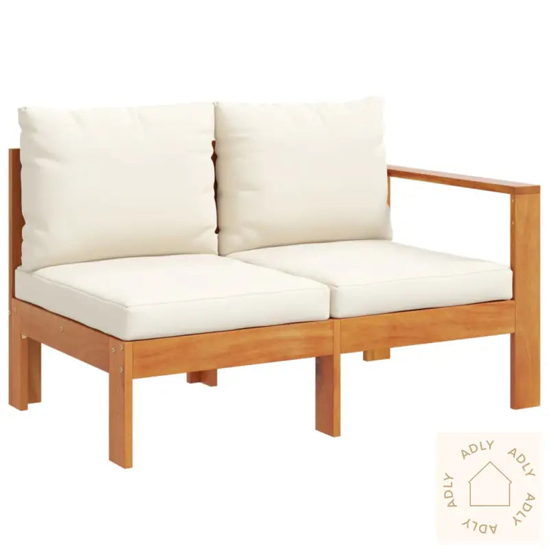 Hagesofasett Med Puter 6 Deler Heltre Akasie