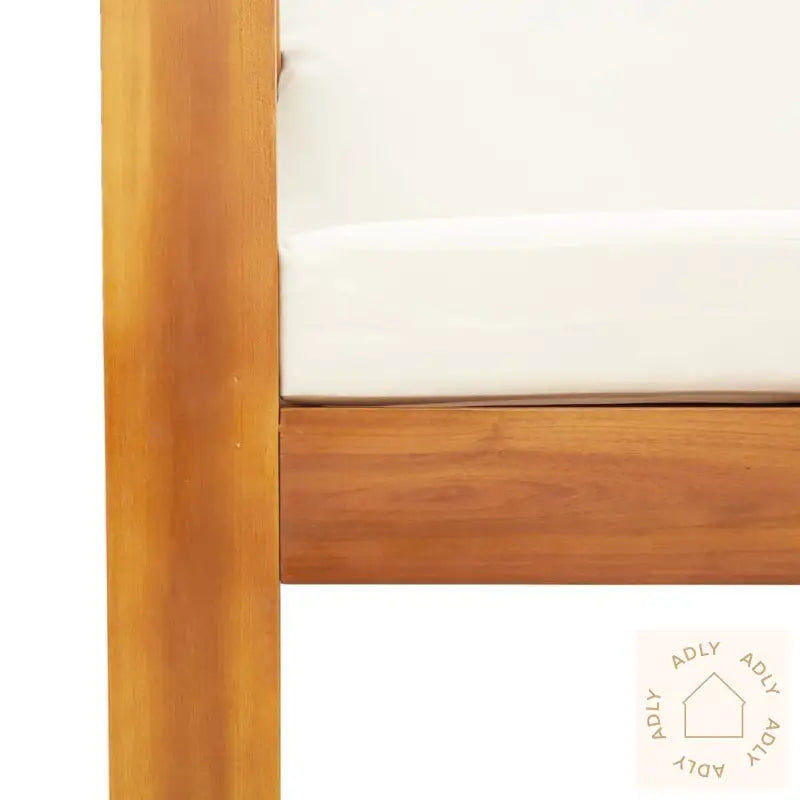 Hagesofasett Med Puter 5 Deler Heltre Akasie