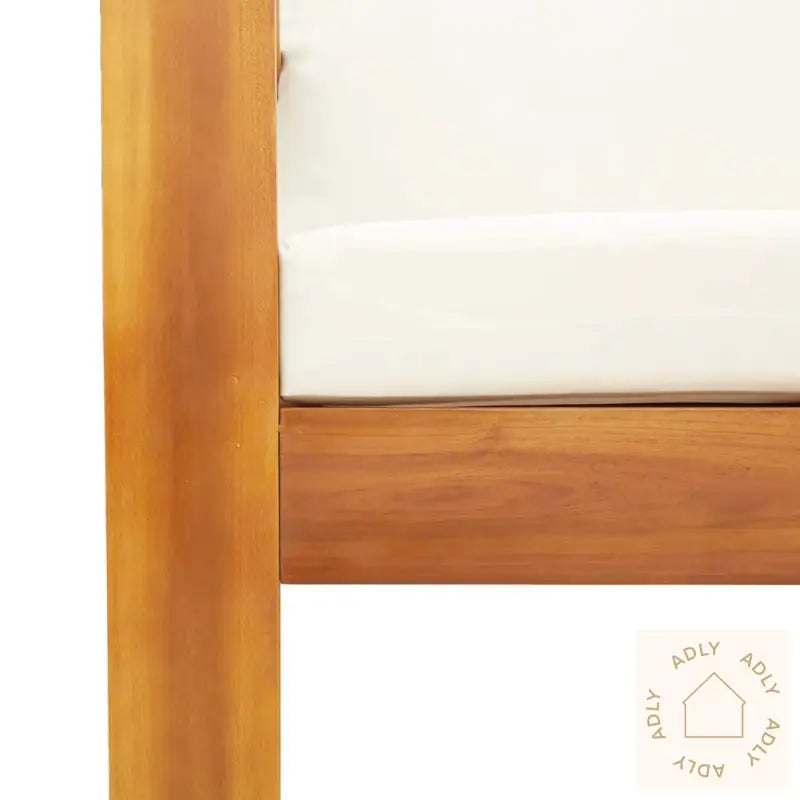 Hagesofasett Med Puter 5 Deler Heltre Akasie