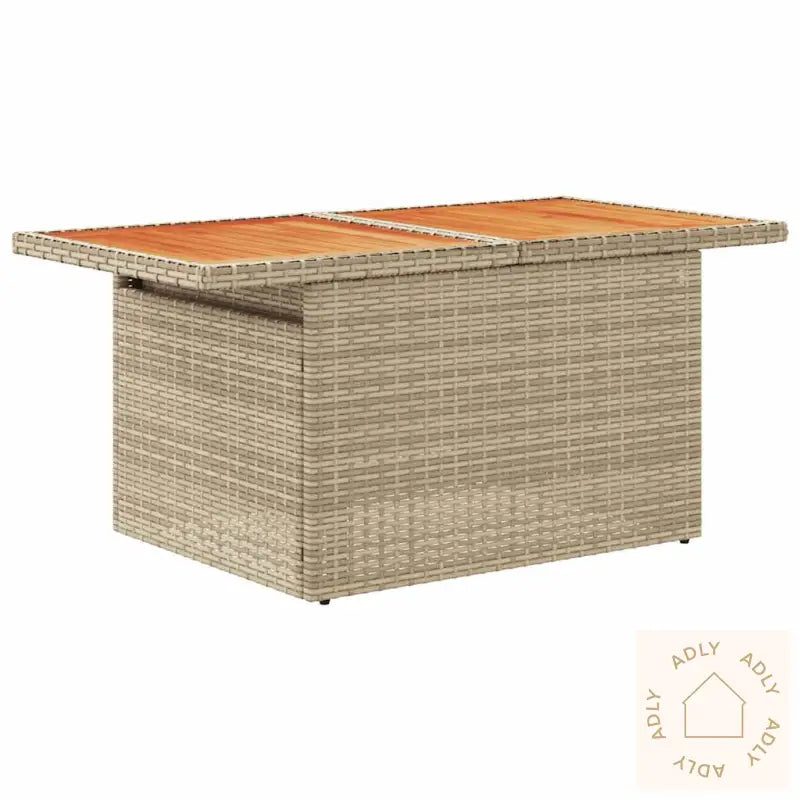 Hagesofaer Med Puter 7 Deler Beige Polyrotting Akasie