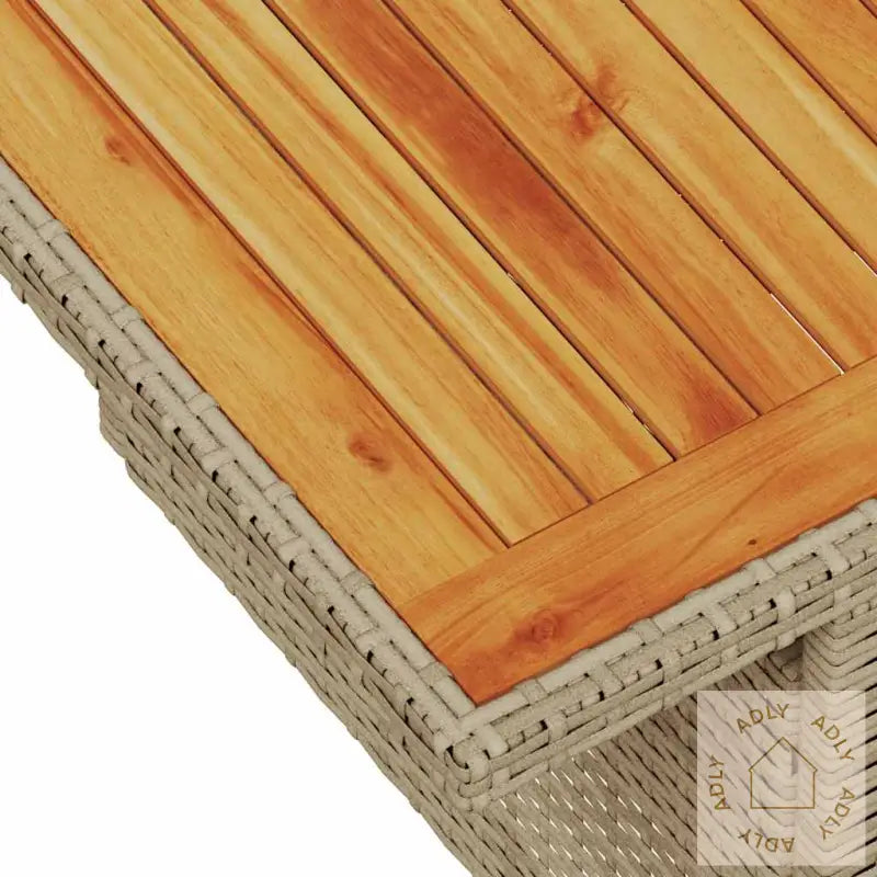 Hagesofaer Med Puter 11 Deler Beige Polyrotting Akasie