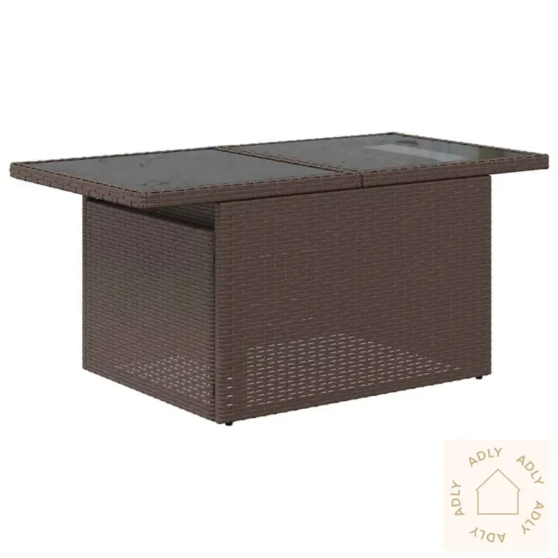 Hagesofaer Med Puter 9 Deler Grå Polyrotting Akasie