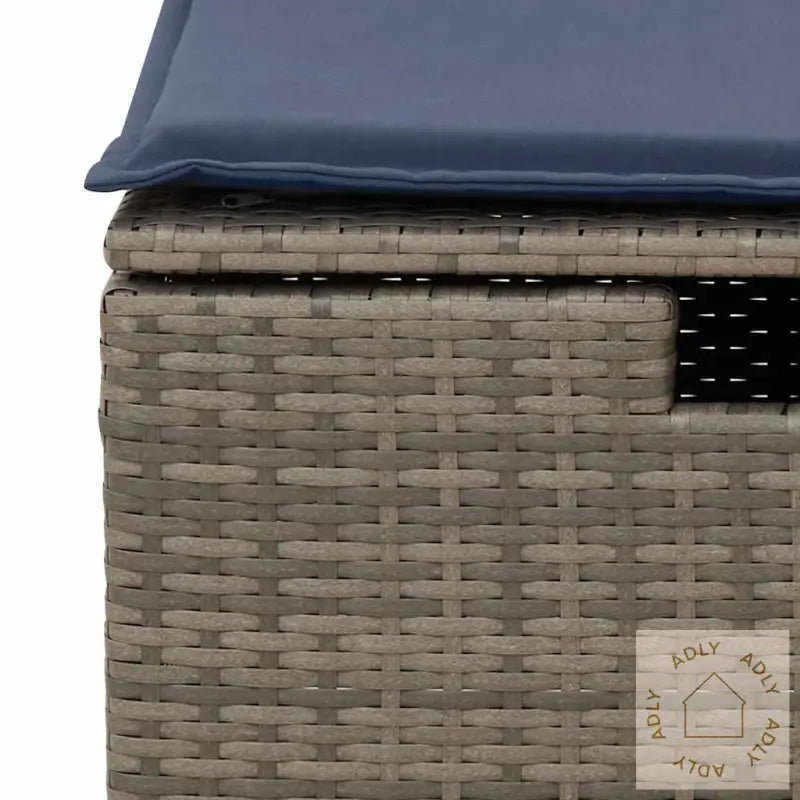 Hagesofaer Med Puter 6 Deler Brun Polyrotting Akasie