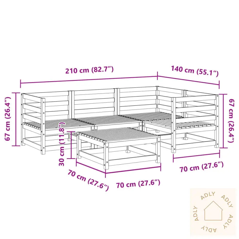 Hagesofagruppe 5 Deler Voksbrun Heltre Furu