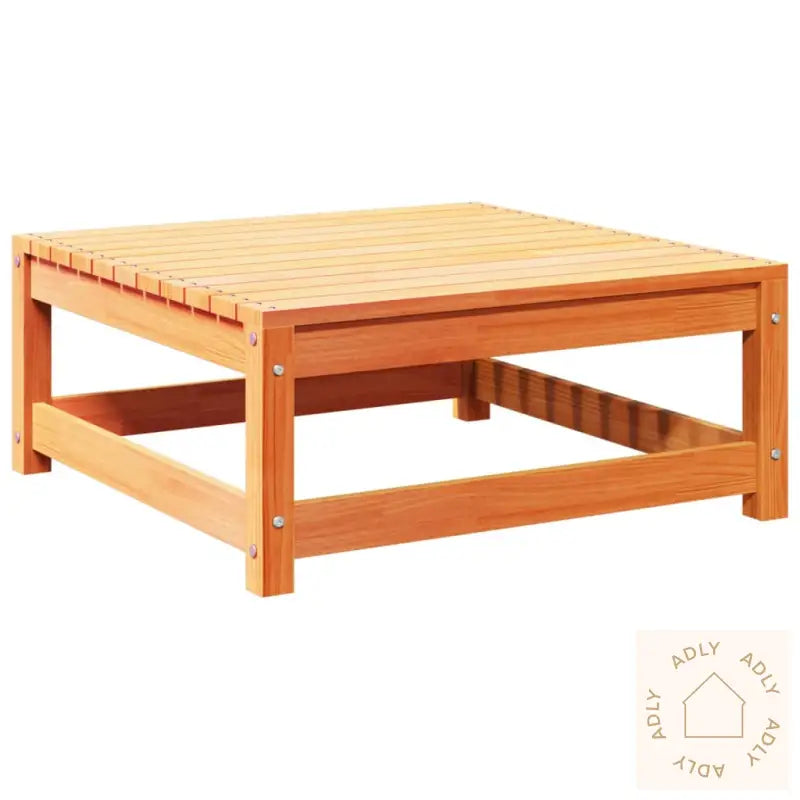 Hagesofasett 6 Deler Voksbrun Heltre Furu