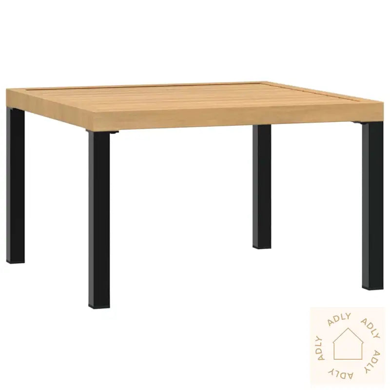 Hagesofasett Med Puter 3 Deler Svart Aluminium