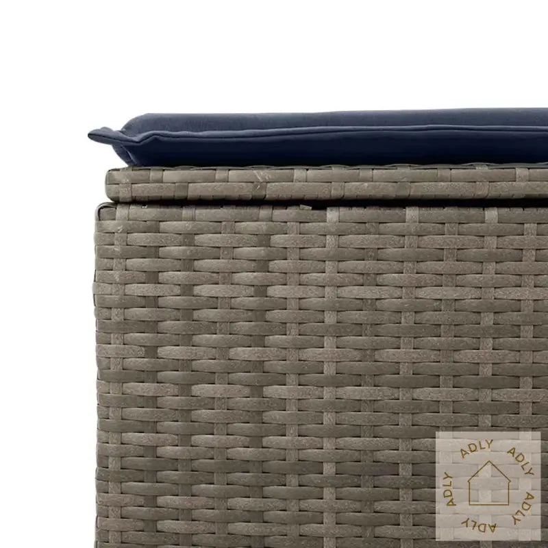 Hagesofaer Med Puter 11 Deler Grå Polyrotting Akasie