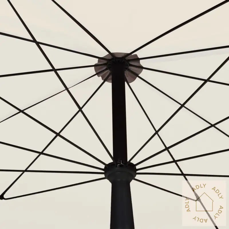 Hageparasoll Med Stang 200X130 Cm Sand