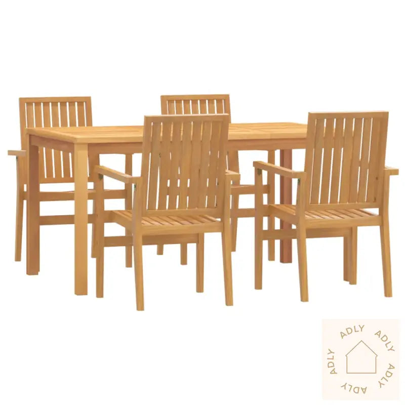 Hagespisegruppe 5 Deler Heltre Teak
