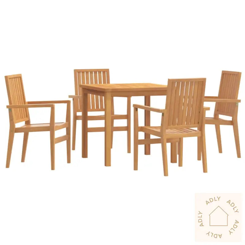 Hagespisegruppe 5 Deler Heltre Teak