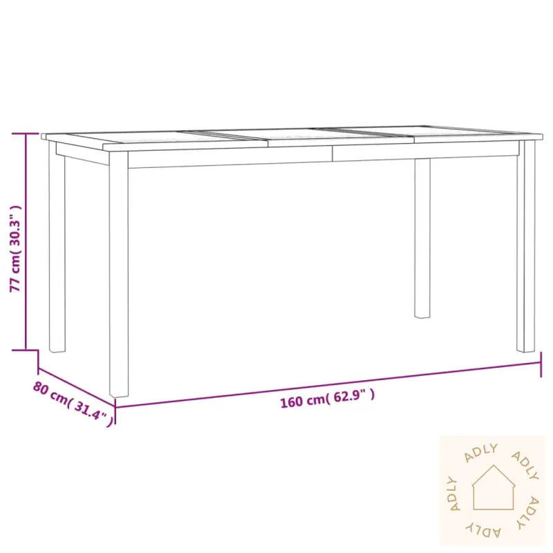 Hagespisegruppe 5 Deler Heltre Teak