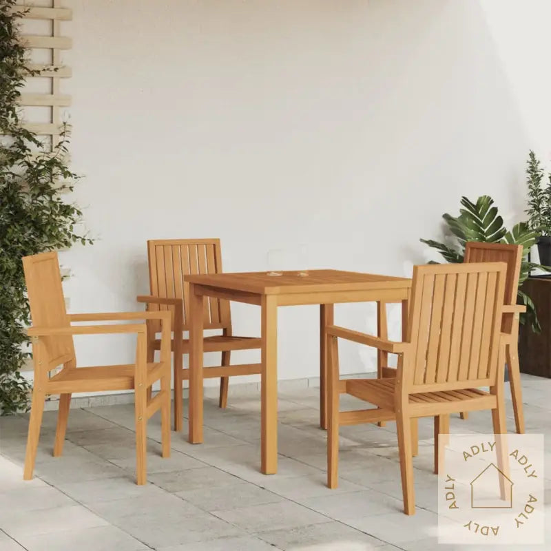 Hagespisegruppe 5 Deler Heltre Teak
