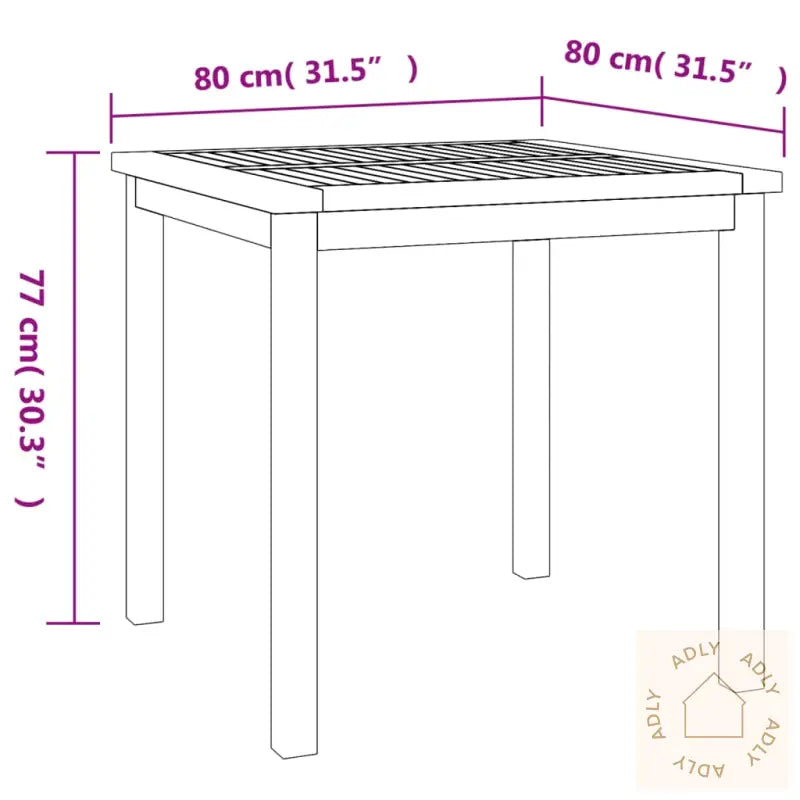 Hagespisegruppe 3 Deler Heltre Teak