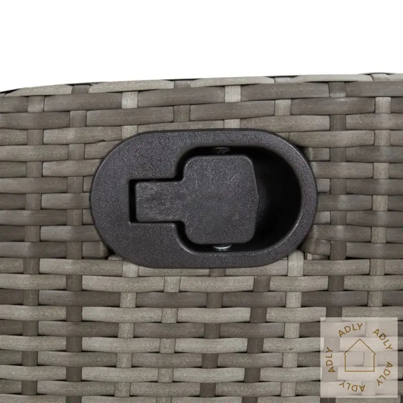 Hagespisegruppe Med Puter 5 Deler Grå Polyrotting