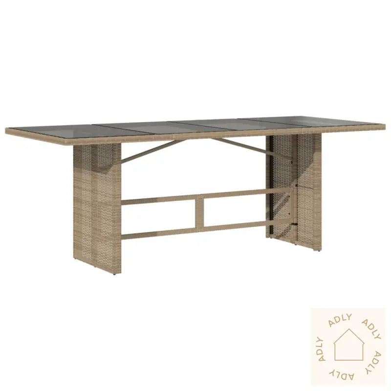 Hagespisegruppe Med Puter 7 Deler Polyrotting Beige