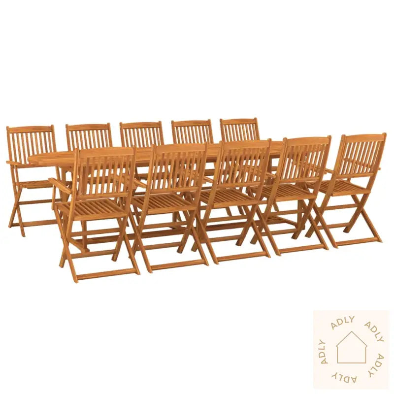 Hagespisegruppe 11 Deler 280X90X75 Cm Heltre Akasie