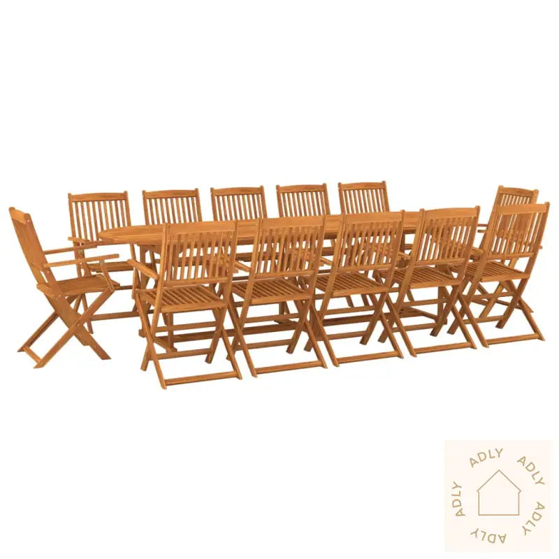 Hagespisegruppe 13 Deler 280X90X75 Cm Heltre Akasie