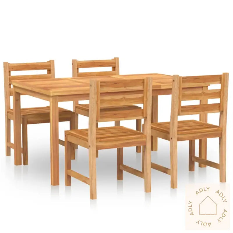 Hagespisegruppe 5 Deler Heltre Teak