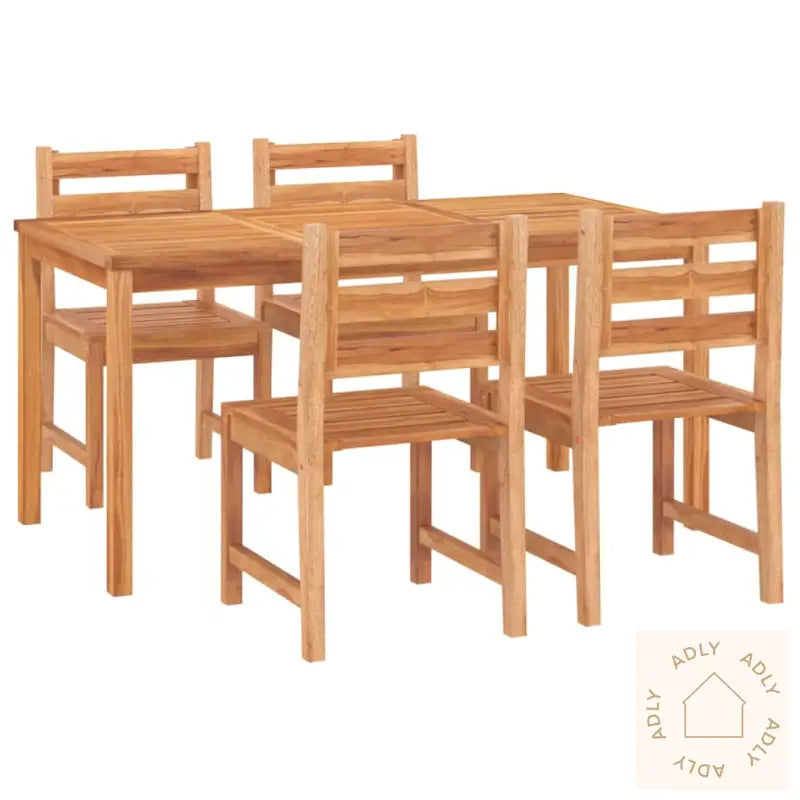 Hagespisegruppe 5 Deler Heltre Teak