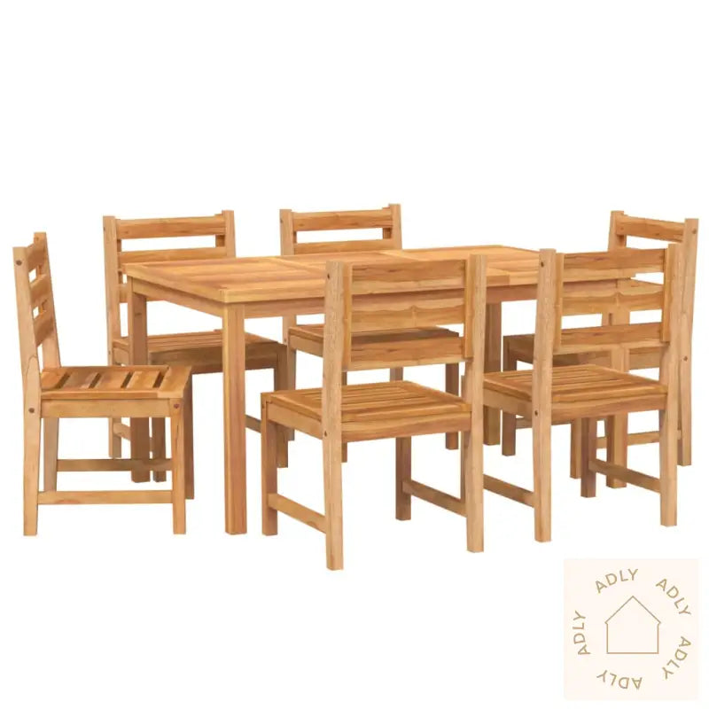 Utendørs Spisestue 7 Deler Heltre Teak