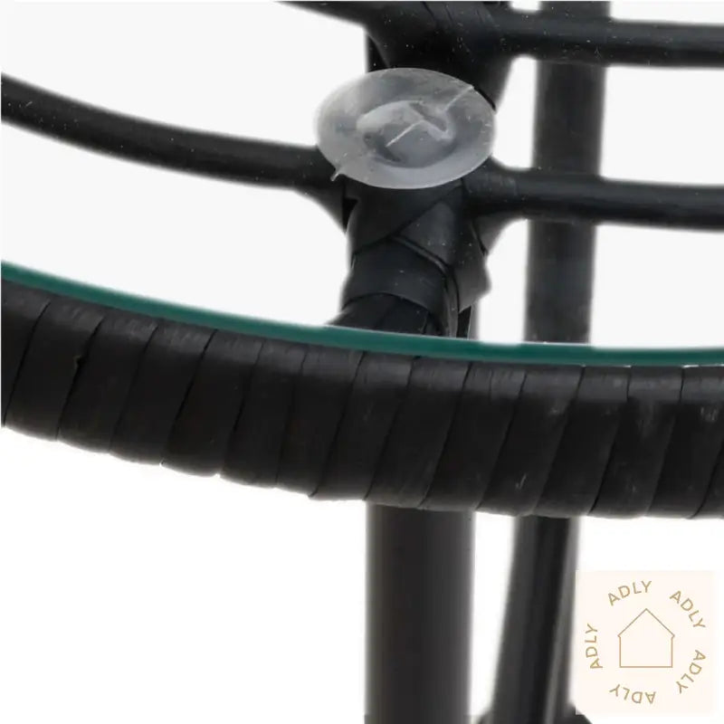 Hagespisegruppe 5 Deler Svart Polyrotting