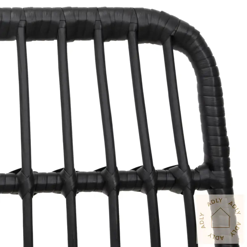 Hagespisegruppe 3 Deler Svart Polyrotting