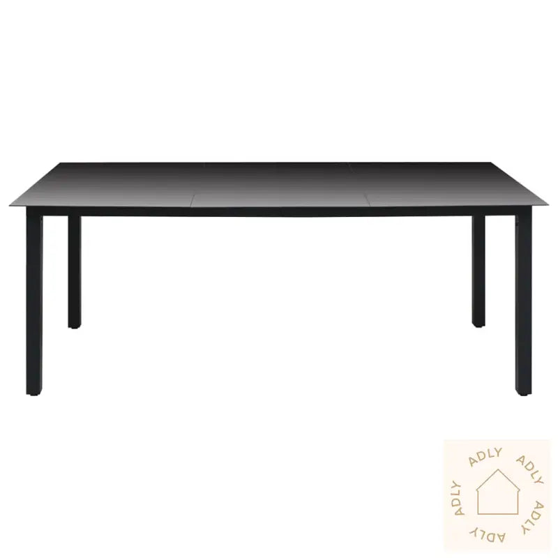 Utendørs Spisestue 9 Deler Svart Og Brun