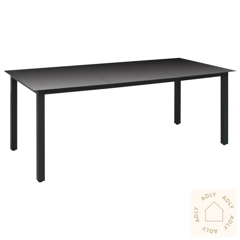 Utendørs Spisestue 9 Deler Svart Og Brun