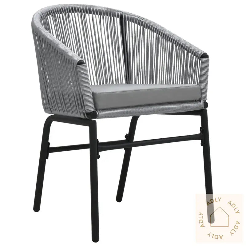 Utendørs Spisestue 7 Deler Grå