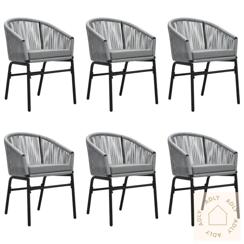 Utendørs Spisestue 7 Deler Grå