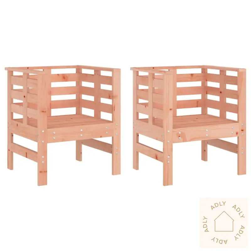 Hagestoler 2 Stk 61,5X53X71 Cm Heltre Douglasgran