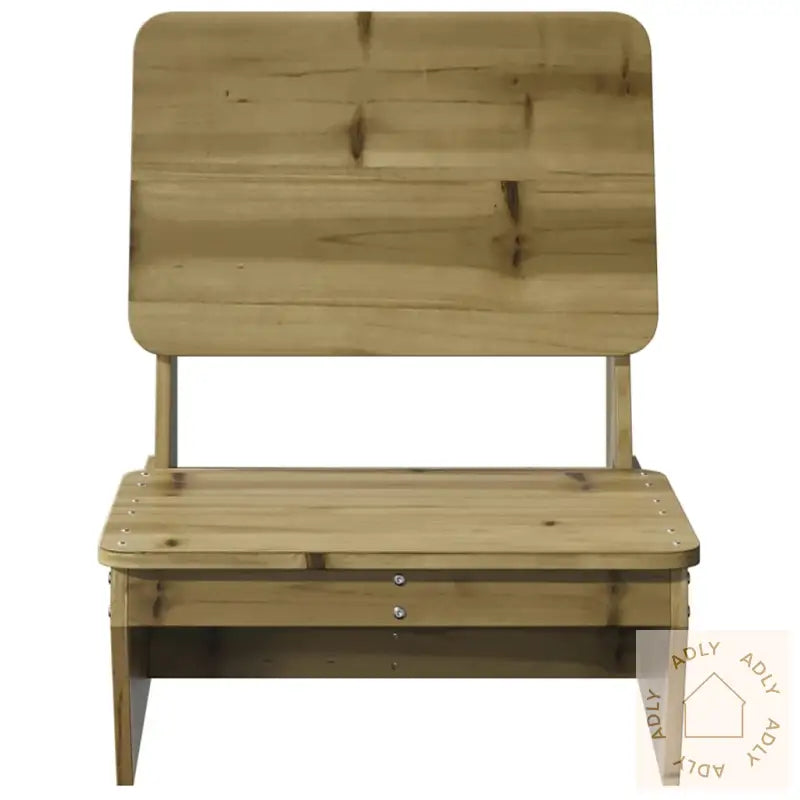 Hagestol 60X64X70,5 Cm Impregnert Furu