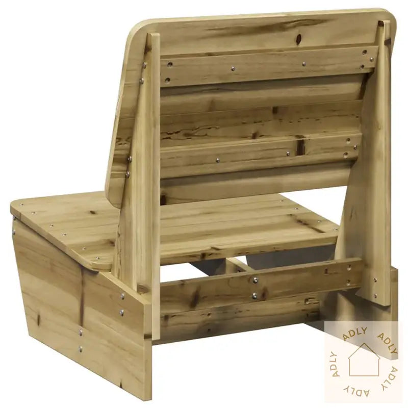 Hagestol 60X64X70,5 Cm Impregnert Furu