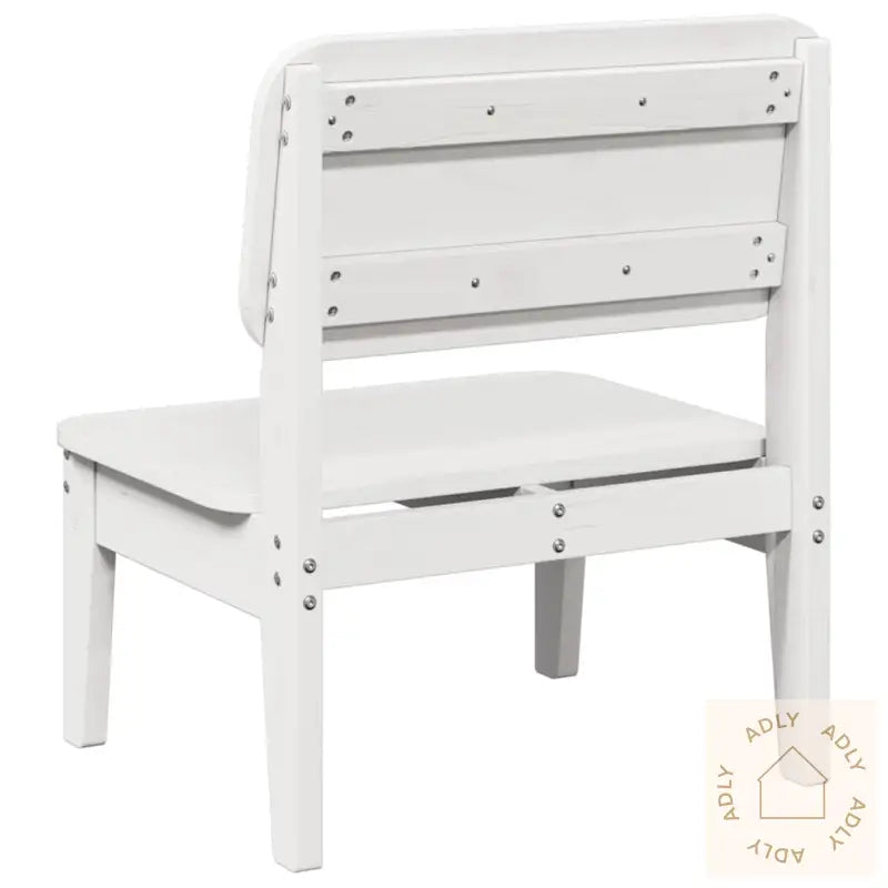 Hagestol Hvit 60X52,5X72 Cm Heltre Furu