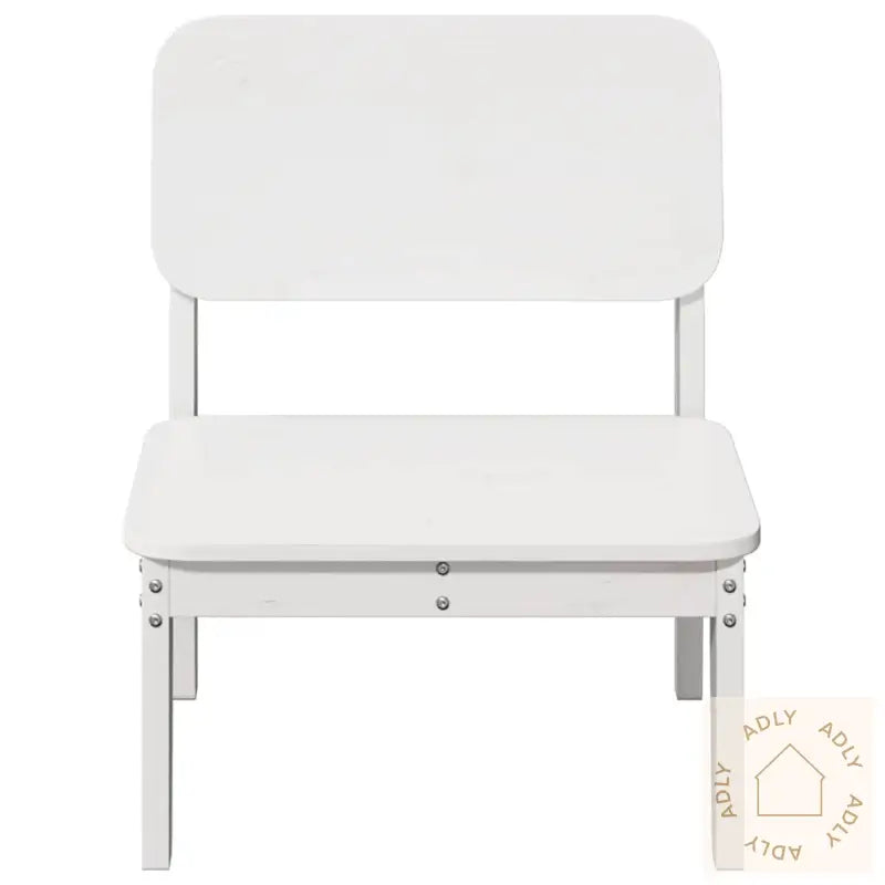 Hagestol Hvit 60X52,5X72 Cm Heltre Furu