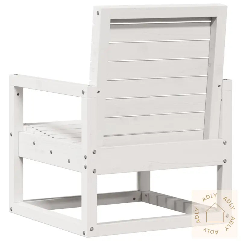Hagestol Hvit 57,5X63X76 Cm Heltre Furu