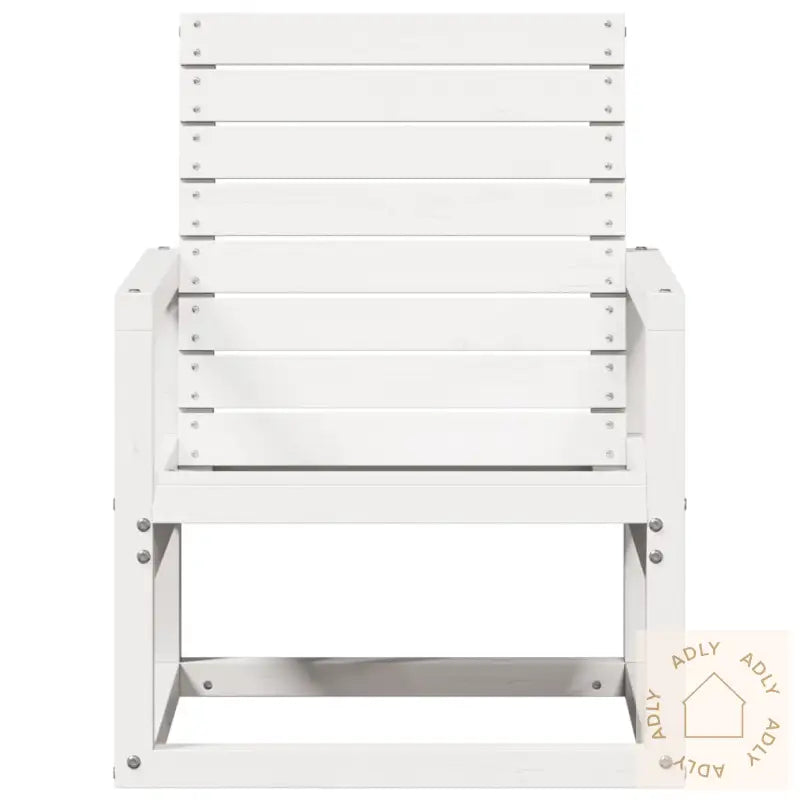 Hagestol Hvit 57,5X63X76 Cm Heltre Furu