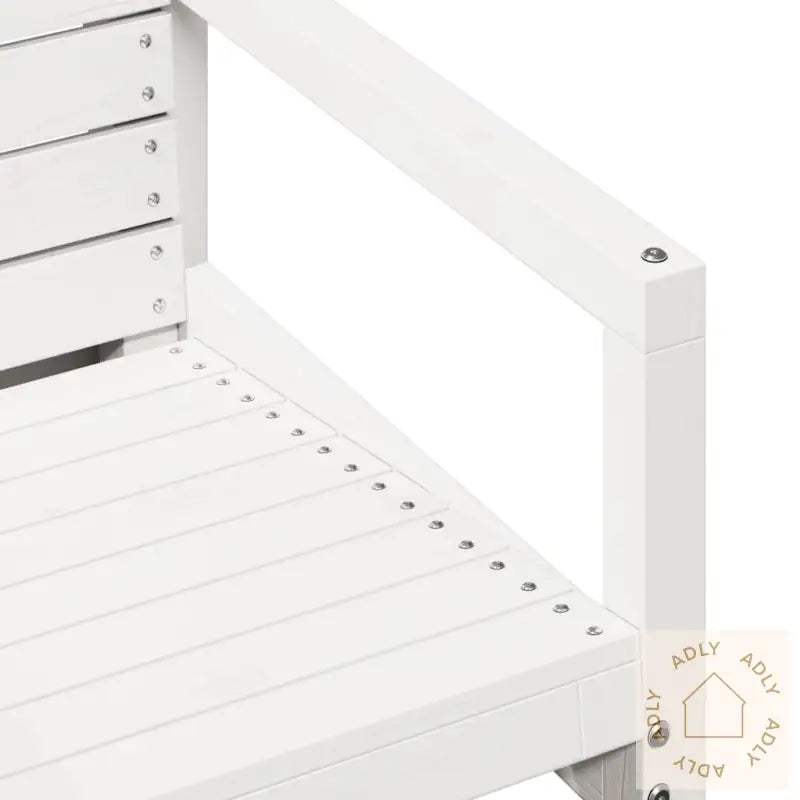 Hagestol Hvit 57,5X63X76 Cm Heltre Furu
