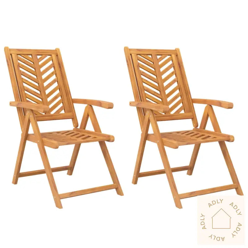 Hagelenestoler 2 Stk Heltre Akasie