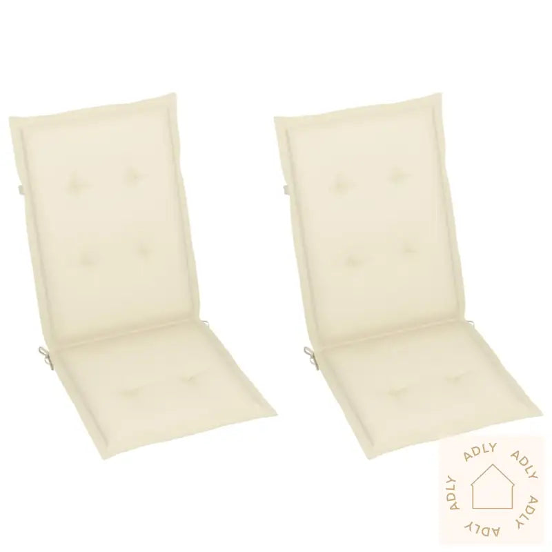 Hagestoler 2 Stk Med Puter Heltre Akasie