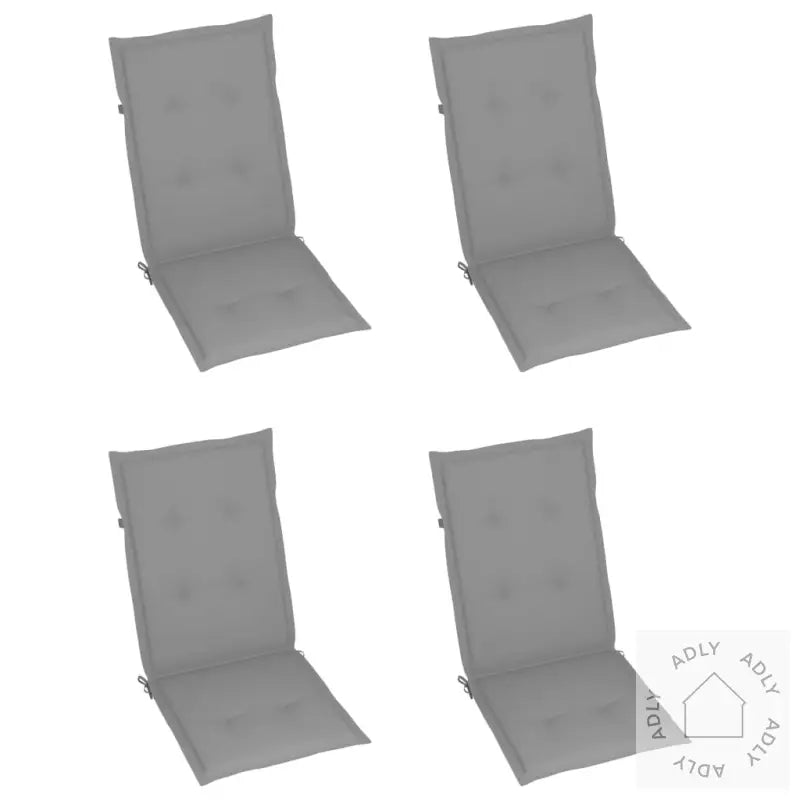 Klappstoler 3 Stk Med Puter Heltre Akasie